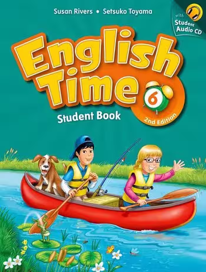 English Time 6 2nd SB WB DVD کتاب انگلیش تایم 6 ویرایش دوم (کتاب دانش آموز کتاب کار CD)