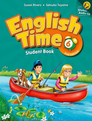 English Time 6 2nd SB WB DVD کتاب انگلیش تایم 6 ویرایش دوم (کتاب دانش آموز کتاب کار CD)