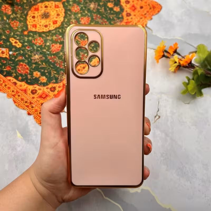 قاب گوشی Galaxy A73 5G سامسونگ مای کیس دور طلایی محافظ لنز دار کد 47042