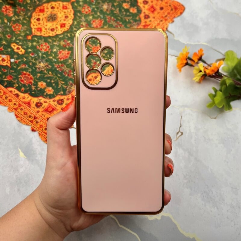 قاب گوشی Galaxy A73 5G سامسونگ مای کیس دور طلایی محافظ لنز دار کد 47042