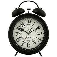 ساعت رومیزی فلزی belmont بلمونت لوتوس مشکی 