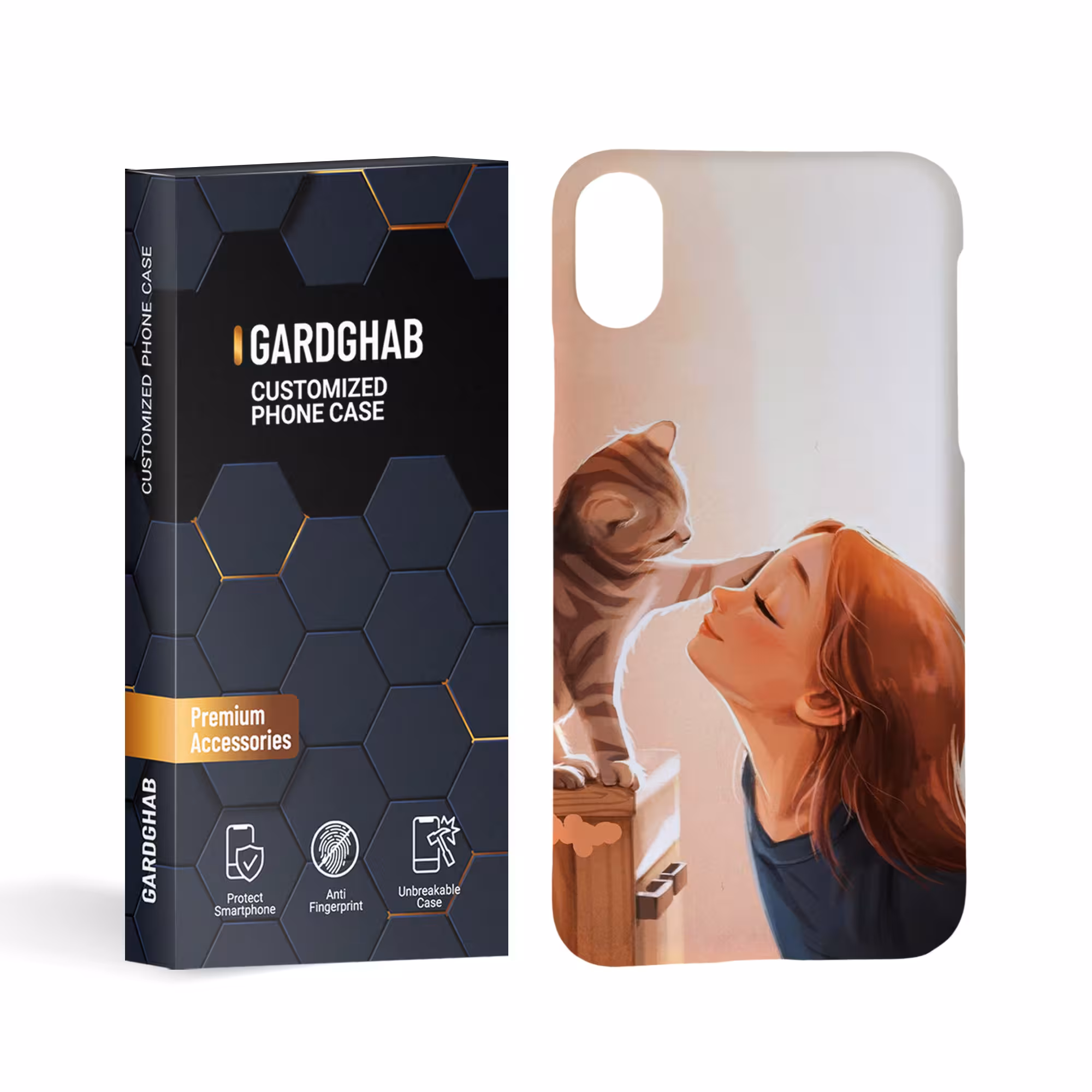 کاور گارد قاب مدل دخترانه مناسب برای گوشی موبایل اپل iphone x xs
