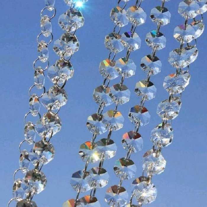 پرده آریا کریستال مدل کوتاه و بلند سایز 75x270 سانتی متر