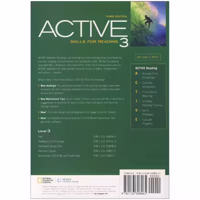 کتاب ACTIVE Skills for Reading 3 3rd Edition اثر Neil J. Anderson انتشارات اف تي پرس