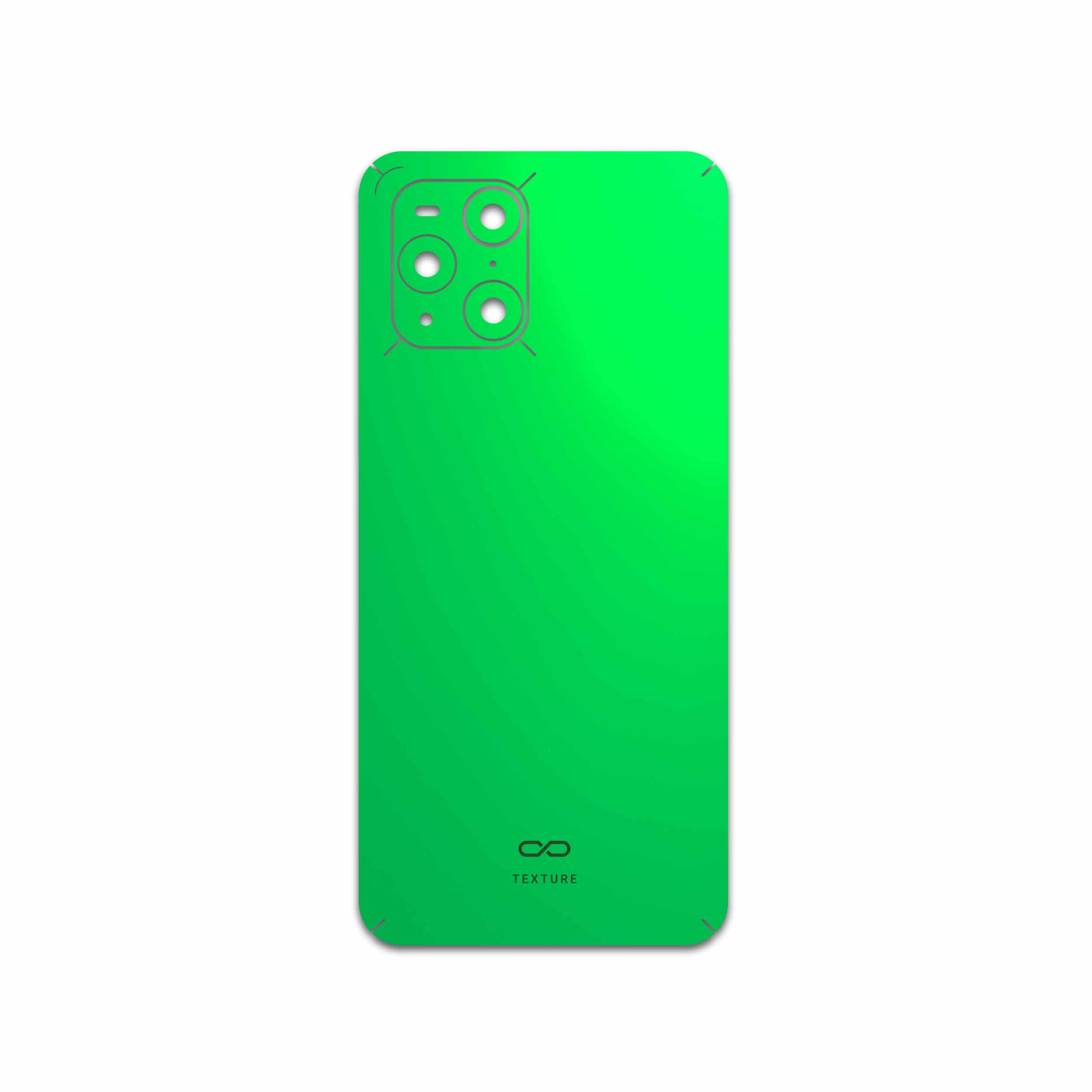 برچسب پوششی ماهوت مدل Matte-Green مناسب برای گوشی موبایل اپو Find X3 Pro