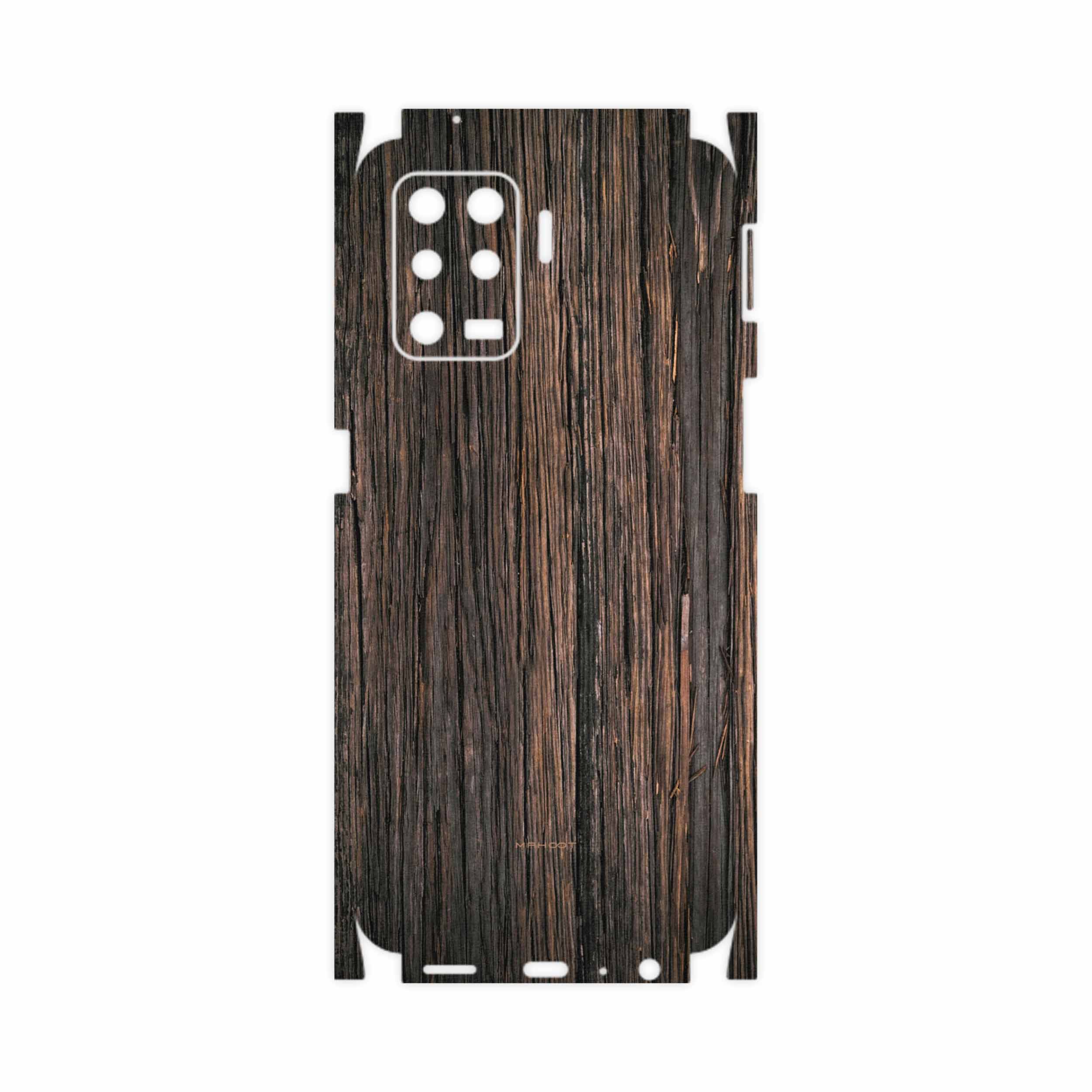 برچسب پوششی ماهوت مدل Burned-Wood-FullSkin مناسب برای گوشی موبایل اپو A94 4G