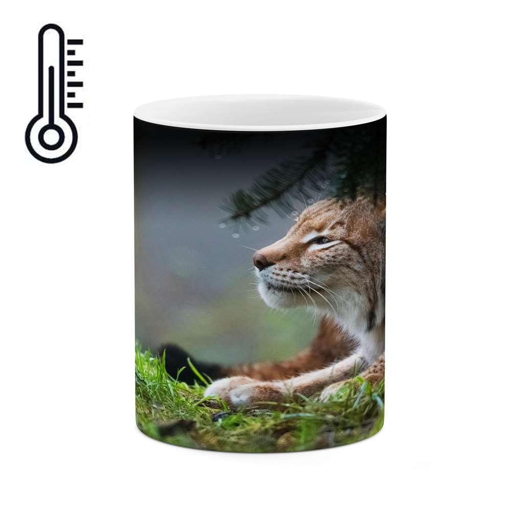 ماگ حرارتی کاکتی طرح پلنگ مدل mgh16179