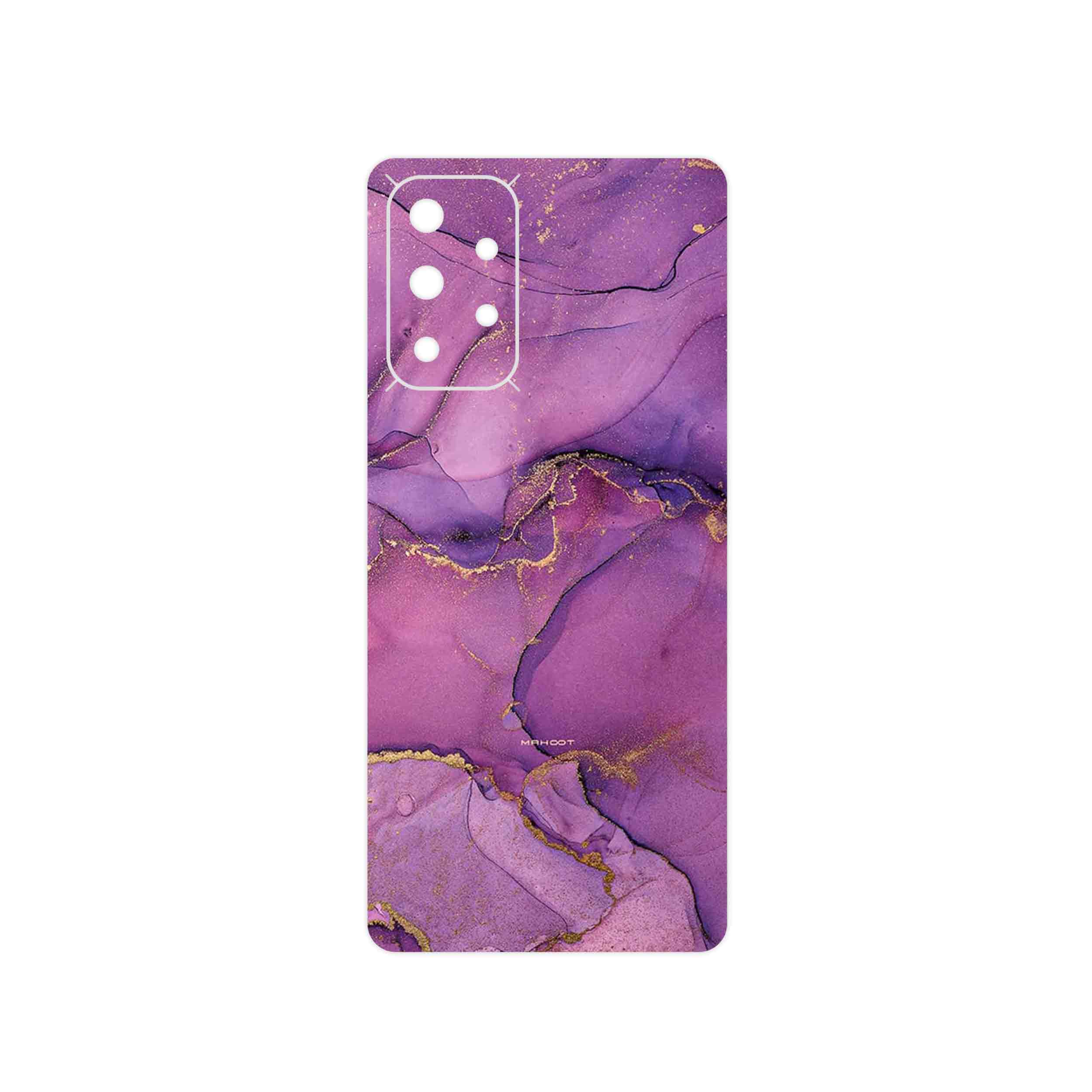 برچسب پوششی ماهوت مدل Purple Marble مناسب برای گوشی موبایل سامسونگ Galaxy A73 5G