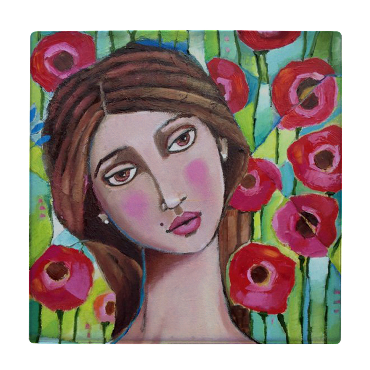 زیر لیوانی طرح بانو کد    2934945_186