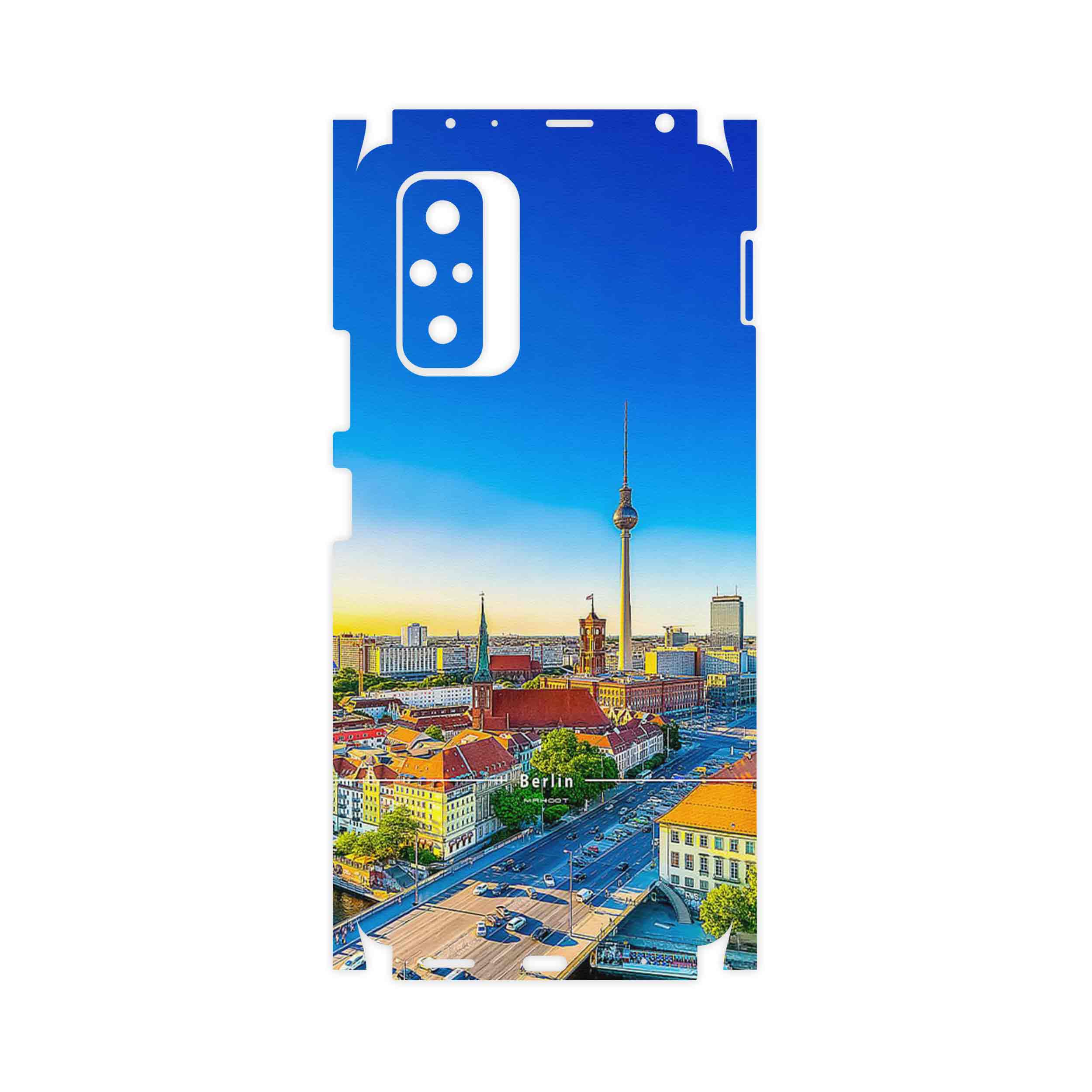 برچسب پوششی ماهوت مدل City of Berlin-FullSkin مناسب برای گوشی موبایل شیائومی Redmi Note 10 Pro