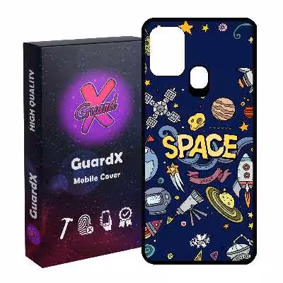 کاور گارد ایکس طرح Galaxy مدل Glass10009 مناسب برای گوشی موبایل سامسونگ Galaxy M31 / M31 Prime / F41