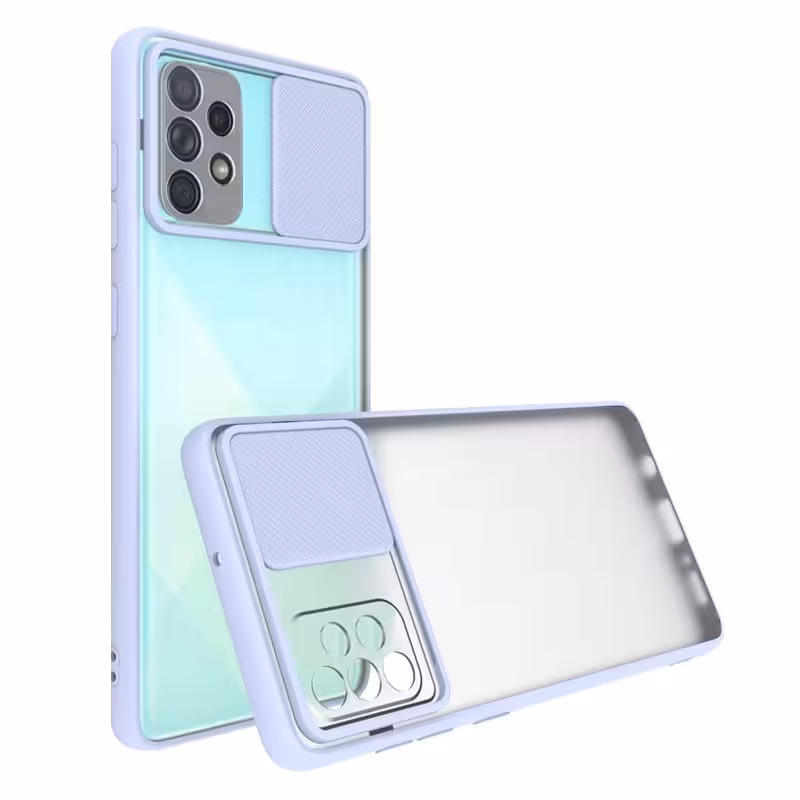قاب محافظ مناسب برای گوشی Samsung Galaxy A32 4G مدل ماکرو شیلد محافظ لنزدار طرح پشت مات