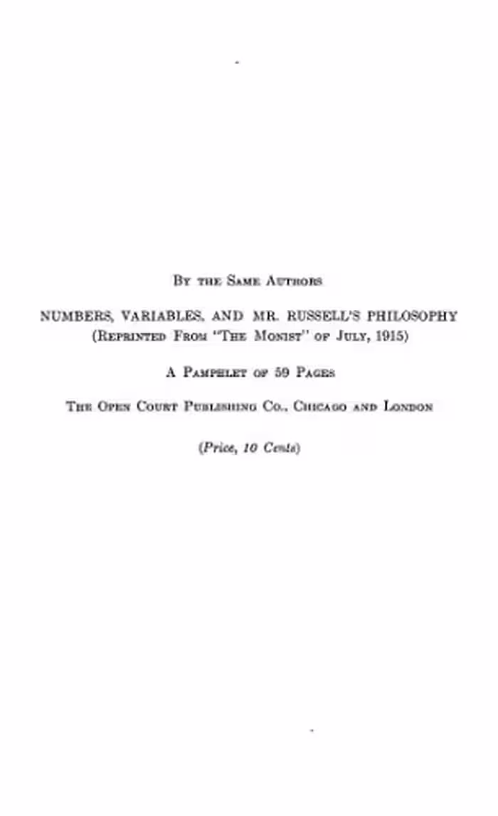 خرید و دانلود نسخه کامل کتاب Fundamental Conceptions of Modern Mathematics: Variables and Quantities