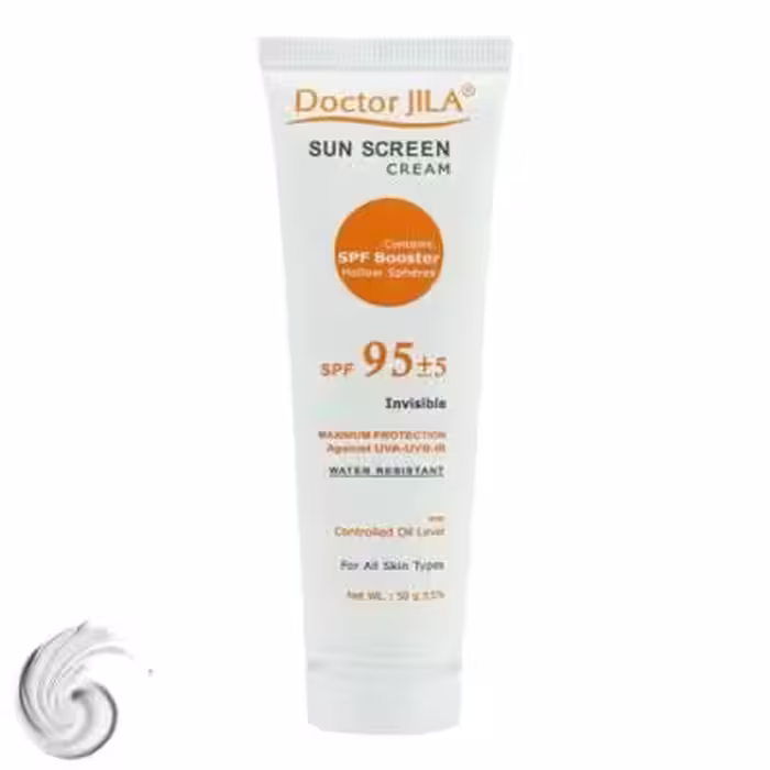 کرم ضد آفتاب دکتر ژیلا مدل Invisible با SPF95، حجم 50میلی‌لیتر