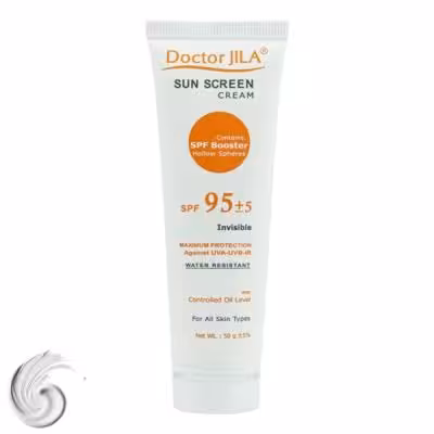 کرم ضد آفتاب دکتر ژیلا مدل Invisible با SPF95، حجم 50میلی‌لیتر