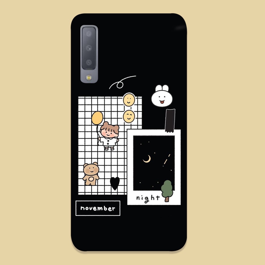 کاورد گارد قاب مناسب برای گوشی موبایل سامسونگ A750/A7 2018-کد 1583