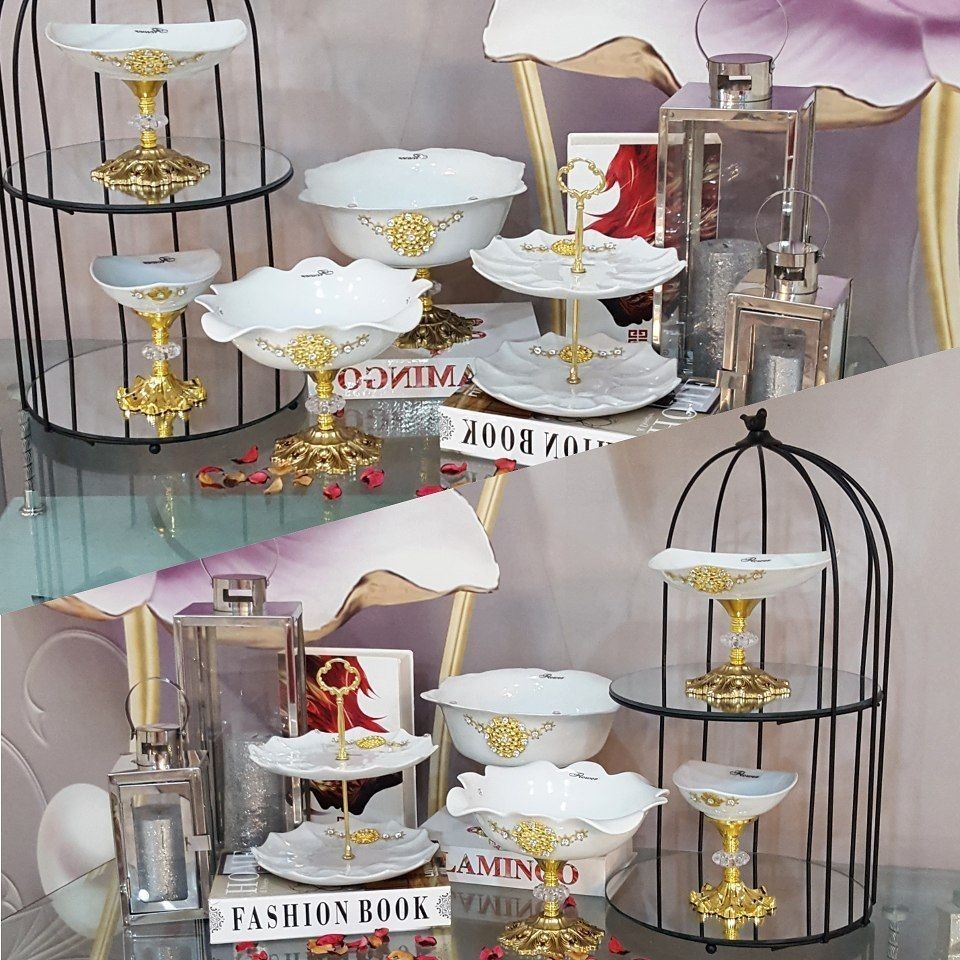 سرویس 4 تکه پذیرایی طرح مانلی 