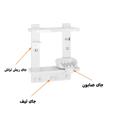 قفسه حمام دلفین مدل 2-10119