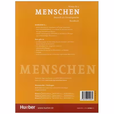 کتاب menschen B 1.1 اثر جمعی از نویسندگان انتشارات Hueber