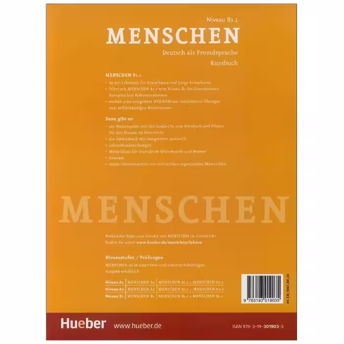 کتاب menschen B 1.1 اثر جمعی از نویسندگان انتشارات Hueber