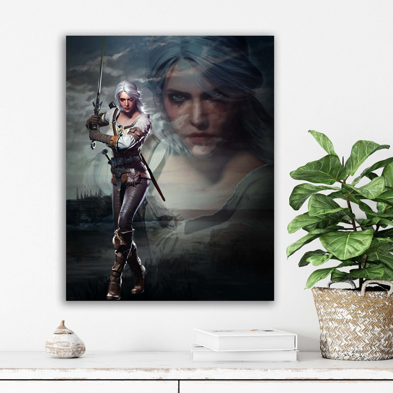 تابلو شاسی دنیای قاب مدل بازی the witcher | دنیای قاب