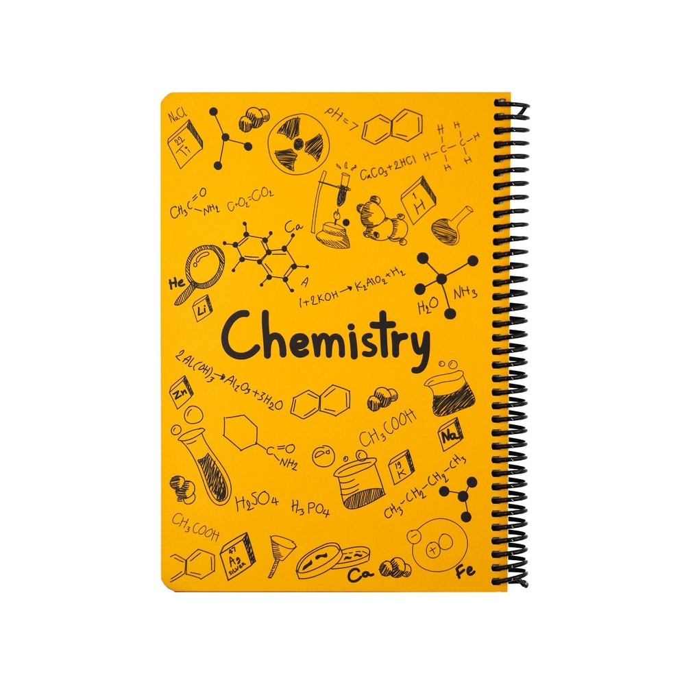 دفتر سیمی 100 برگ دات نوت طرح Chemistry