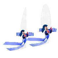   ست کارد و کفگیر سرو کیک مدل پاری سن ژرمن