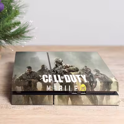 استیکر پلی استیشن 4 مدل ps4 fat طرح call of duty کد PS-1008