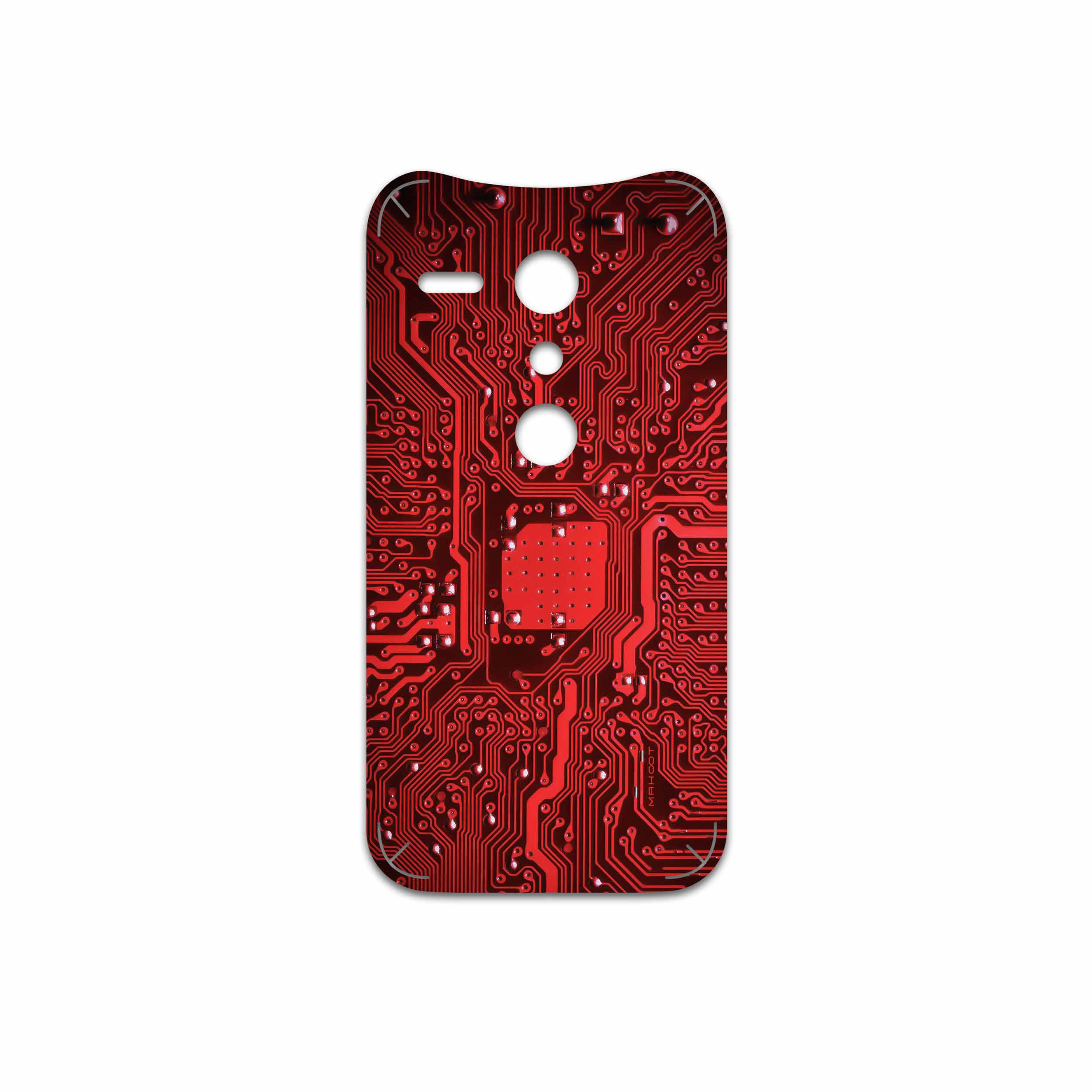 برچسب پوششی ماهوت مدل Red Printed Circuit Board مناسب برای گوشی موبایل موتورولا Moto G
