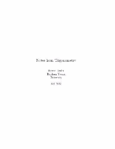 خرید و دانلود نسخه کامل کتاب Notes from Trigonometry