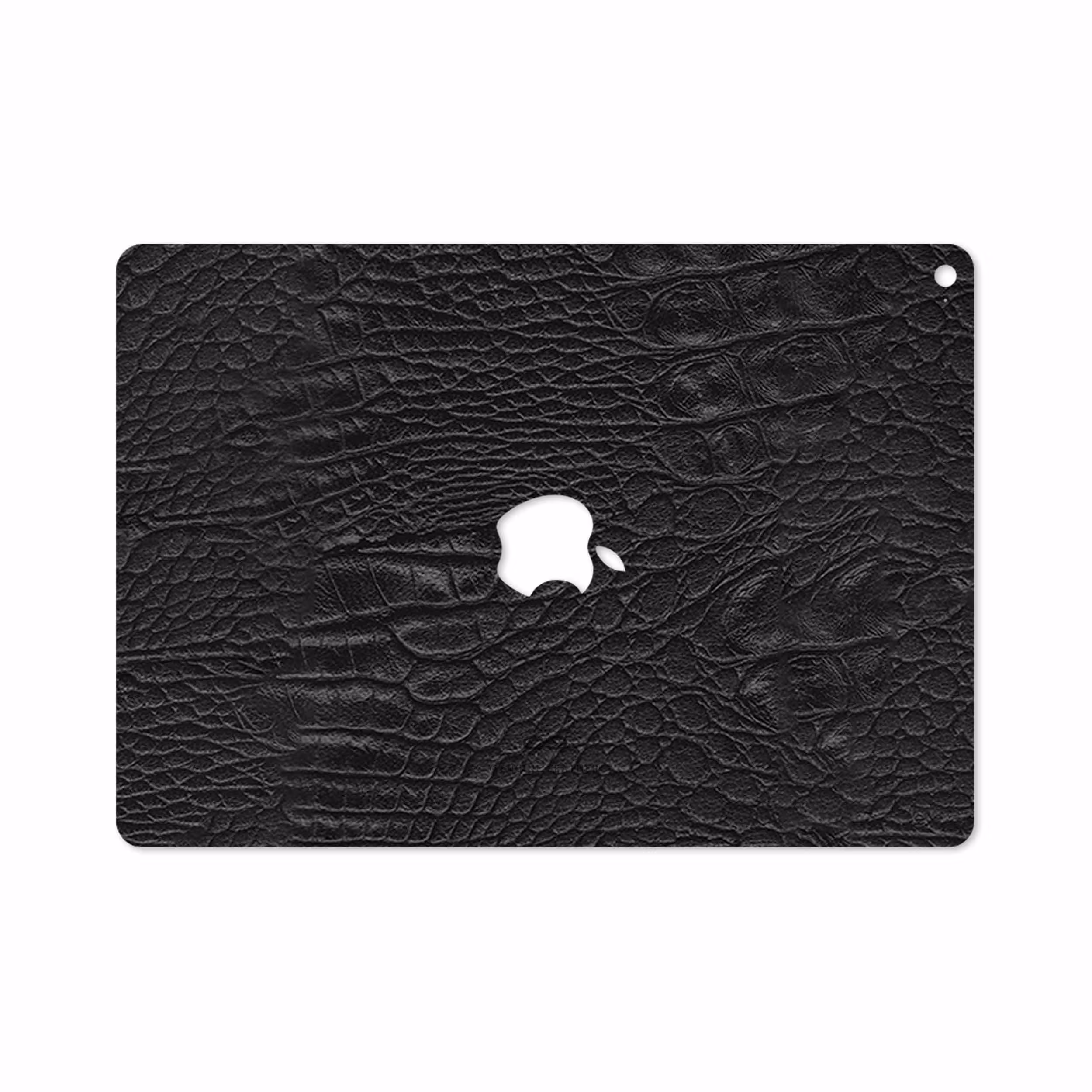 برچسب پوششی ماهوت مدل Black-Crocodile-Leather مناسب برای تبلت اپل iPad Air 2 2014 A1567