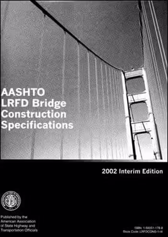 󾕇 AASHTO LRFD Bridge Construction Specifications, 2002 - دانلود کتاب های دانشگاهی