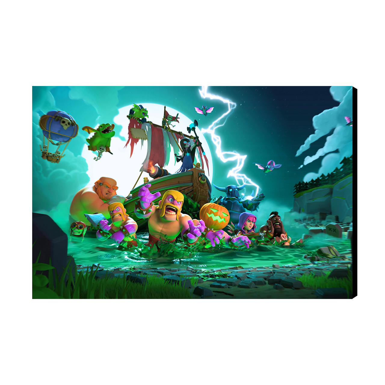 تابلو شاسی طرح کلش اف کلنز مدل As839