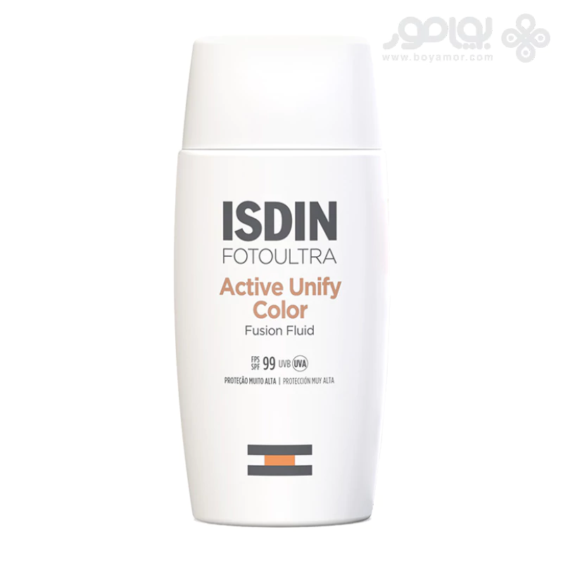 کرم ضد آفتاب رنگی ایزدین مدل ACTIVE UNIFY حاوی SPF50 حجم 50 میل