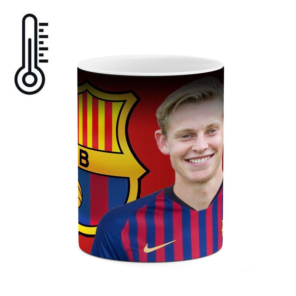 ماگ حرارتی طرح فوتبالیست De jong مدل mgph12196