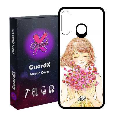 کاور گارد ایکس طرح دختر مدل Glass10239 مناسب برای گوشی موبایل هوآوی P30 Lite