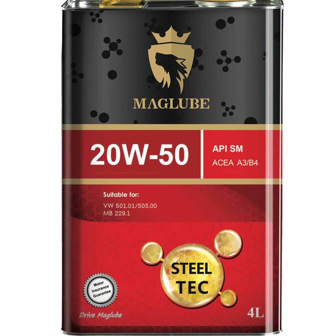 روغن موتور مگلوب 20.50 چهار لیتری 