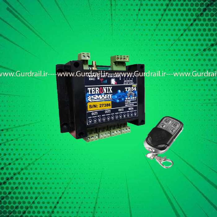 کنترل پیامکی 4 کانال ریموت دار ترونیکسTR54 | گاردریل
