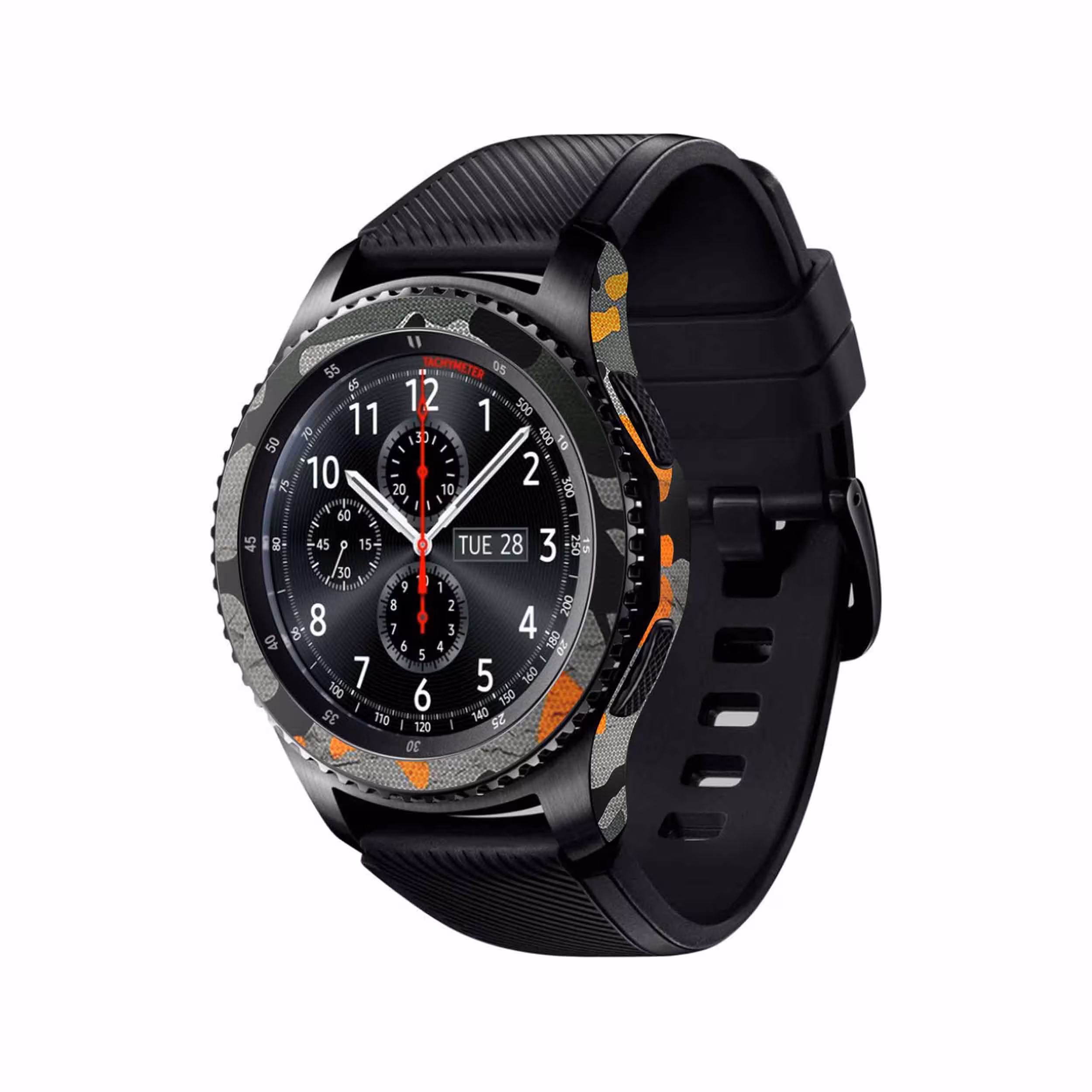 برچسب ماهوت طرح Autumn-Army مناسب برای ساعت هوشمند سامسونگ Galaxy Gear S3 Frontier