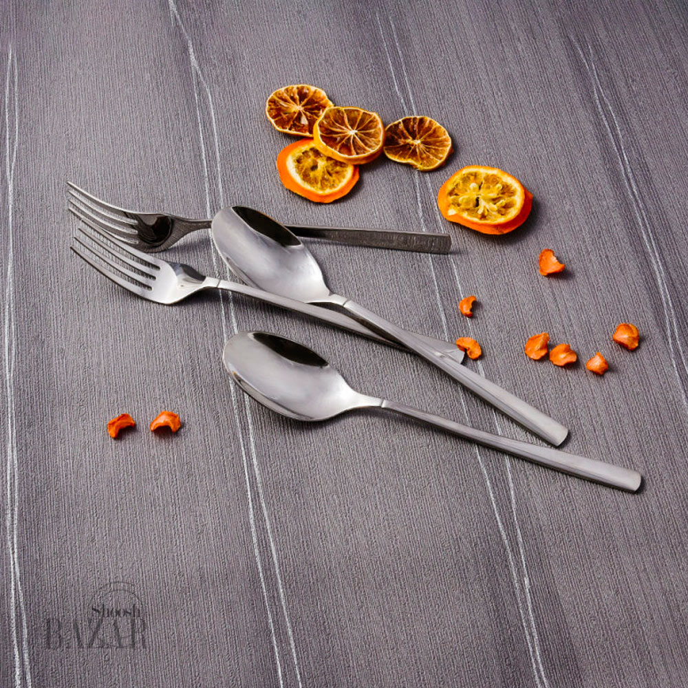 ست قاشق و چنگال 6 نفره ام جی اس مدل DF 006