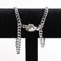 دستبند مگنتی عاشقانه ای دست دوستی کد SD77 نقره ای