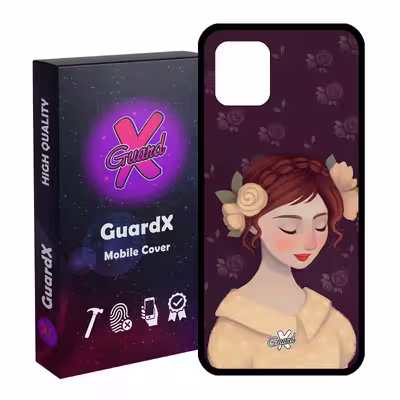 کاور گارد ایکس طرح Girl مدل Glass10325 مناسب برای گوشی موبایل سامسونگ Galaxy Note 10 Lite