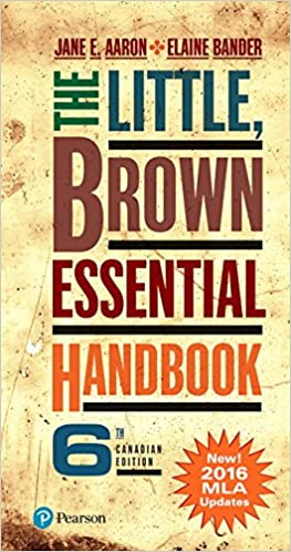 خرید و دانلود نسخه کامل کتاب The Little, Brown Essential Handbook (6th Canadian Edition) - Pdf