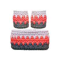 سبد قلاب بافی تریکو کد 012 مجموعه 3 عددی