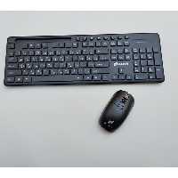 کیبورد و ماوس بی سیم ایلون مدلEleven Wireless Keyboard Mouse WK 801