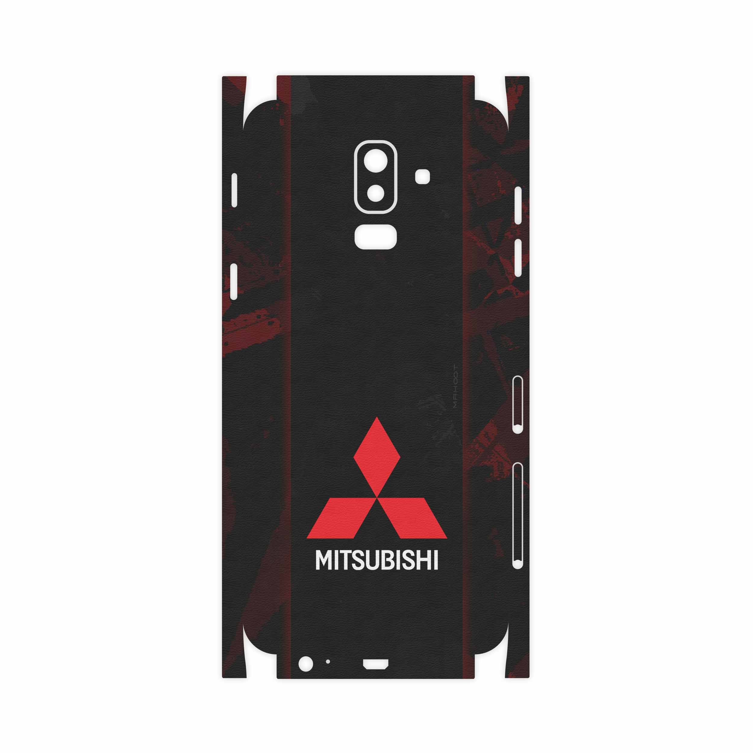 برچسب پوششی ماهوت مدل Mitsubishi Motor-FullSkin مناسب برای گوشی موبایل سامسونگ Galaxy J8