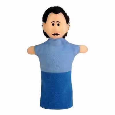 عروسک نمایشی مدل پدر و مادر مجموعه 2 عددی
