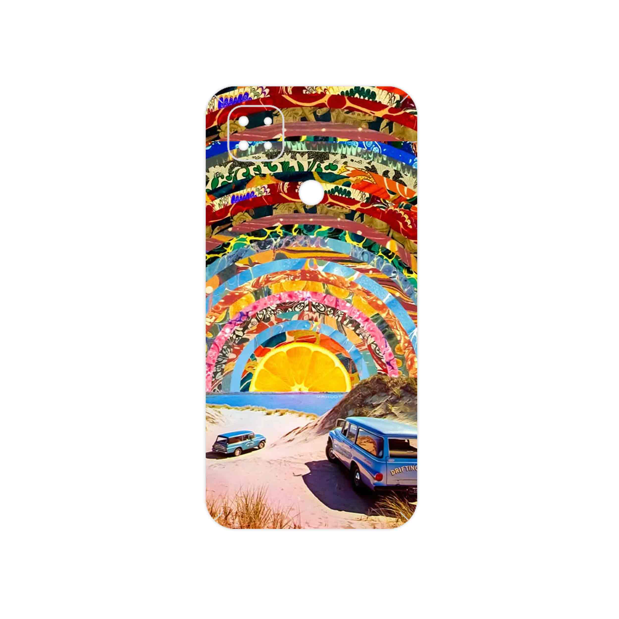 برچسب پوششی ماهوت مدل Collage of Orange Sky مناسب برای گوشی موبایل شیائومی Poco C31