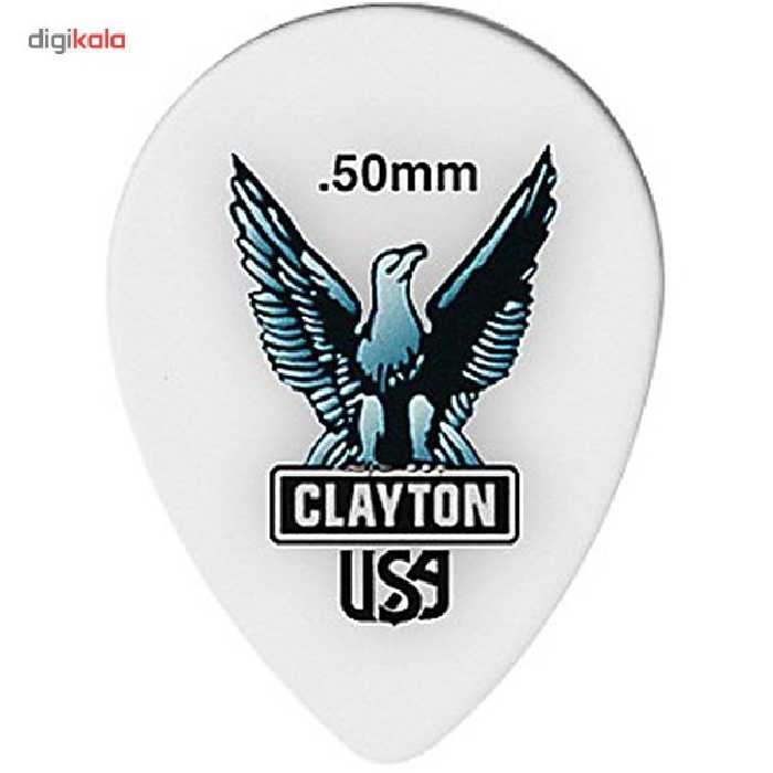 پیک گیتار الکتریک کلایتون مدل Acetal 0.5 mm طرح اشکی