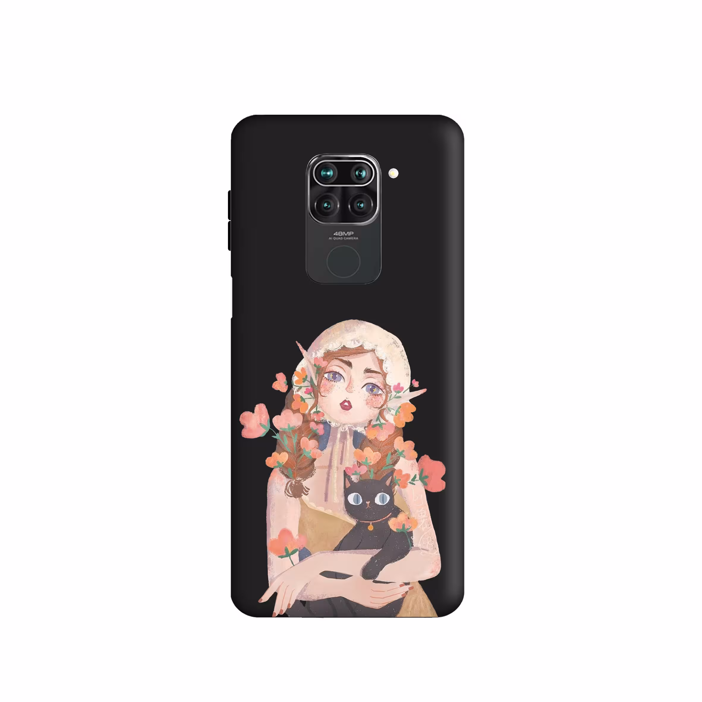 کاور طرح دخترانه کد 1060 مناسب برای گوشی موبایل شیائومی Redmi Note 9